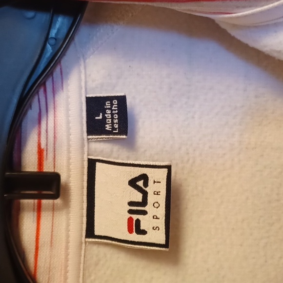 FILA SPORT, PULL OVER JACKET, WITH ZIP FRONT. SIZE LARGE. - Picture 3 of 8